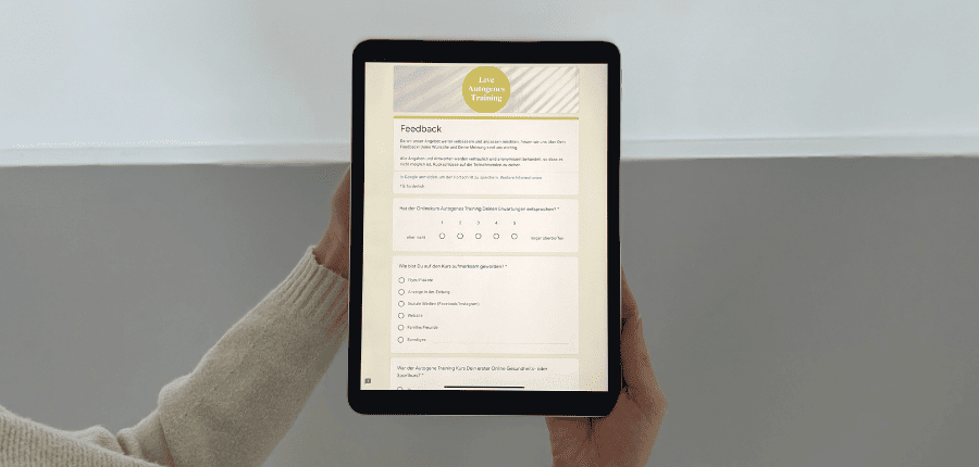 Autogenes Training Onlinekurs Rezension